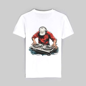 DJ Mode Design - White T-Shirt