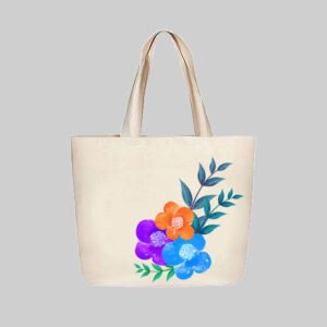 Floral Canvas Ladies Bag