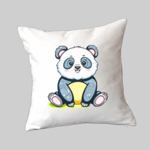 Cute Panda Printed Cushion