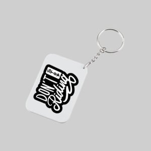 Don’t Stop Riding Keychain for Riders
