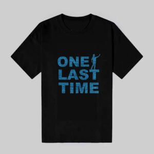 One Last Time - Tribute to Thalapathy T-Shirt Design Black