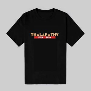 Thalapathy Fan Boy – Black T-Shirt